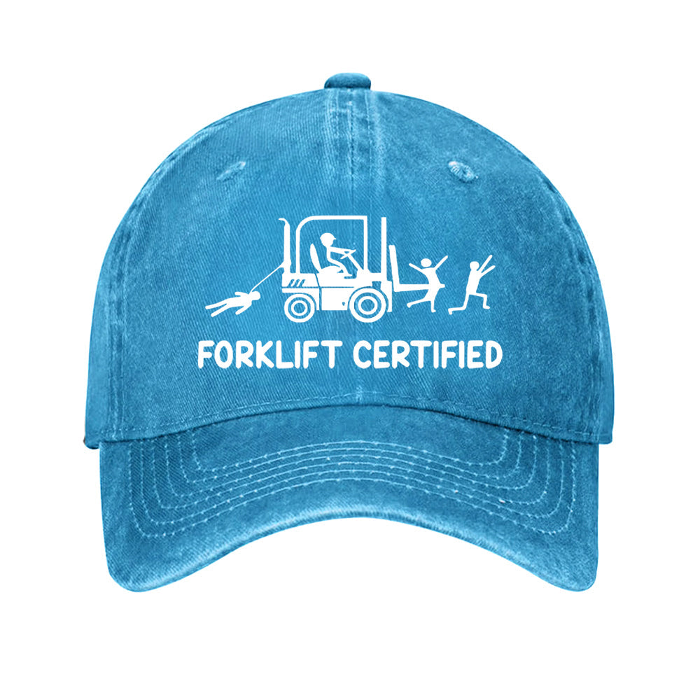 Forklift Certified Funny Hat