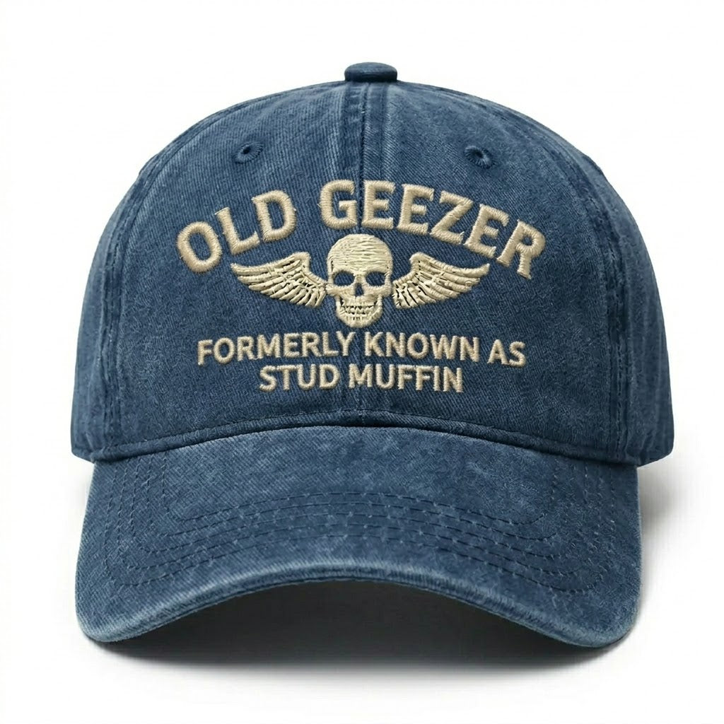 Old Geezer Formerly Known As Stud Muffin Embroidery Cap