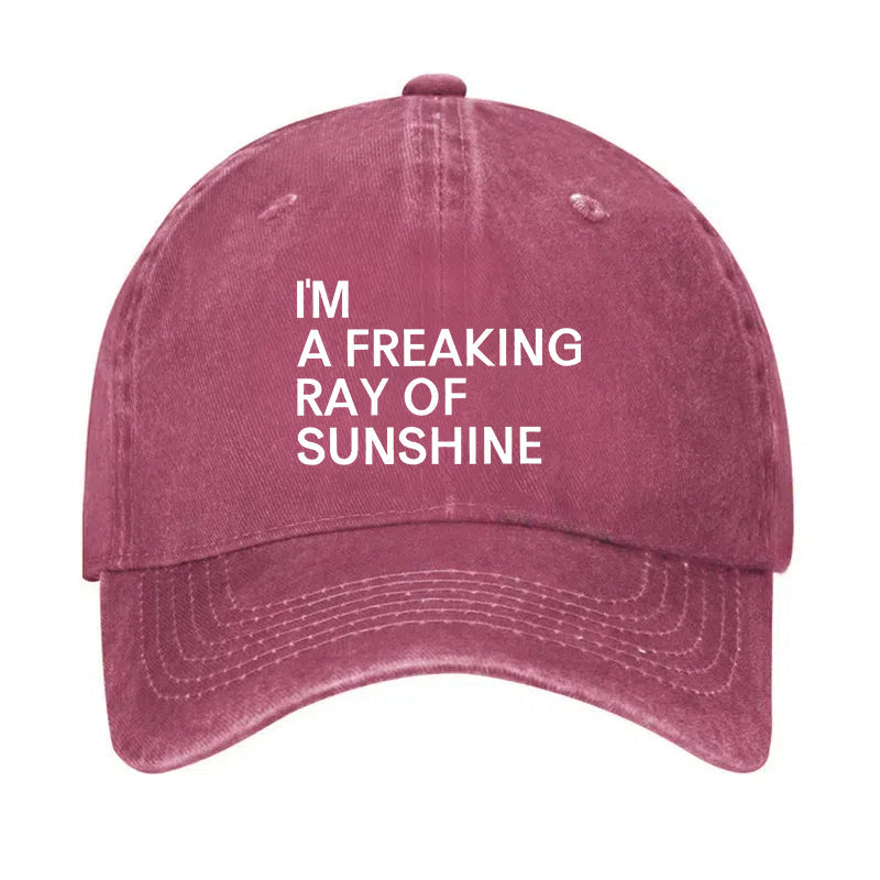 I'm A Freaking Ray Of Sunshine Hat