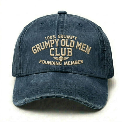 Grumpy Old Men Club Embroidery Cap