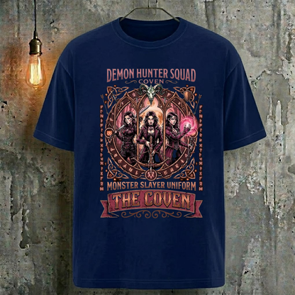 Demon Hunter Squad - Coven Monster Slayer Uniform The Coven Vintage Cool Fashion T-Shirt