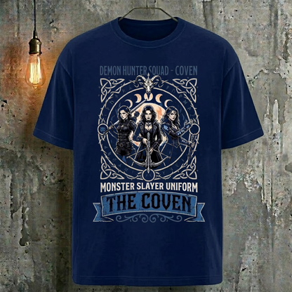 Demon Hunter Squad - Coven Monster Slayer Uniform The Coven Cool Fashion T-Shirt