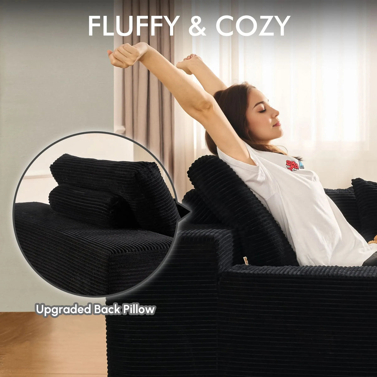 🔥Chaise Lounge Chair with Cup Holders