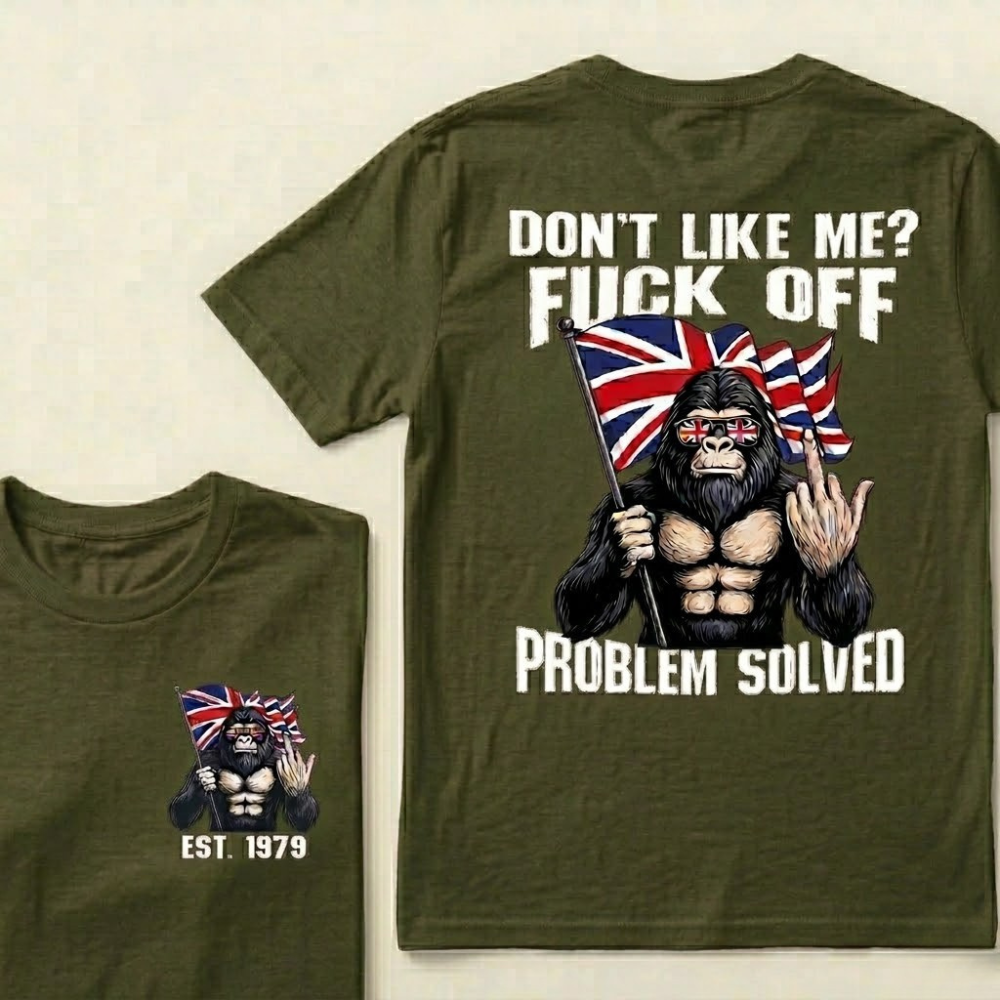 Custom Year Don't Like Me?  Fuck Off  Problem Solved T-shirt