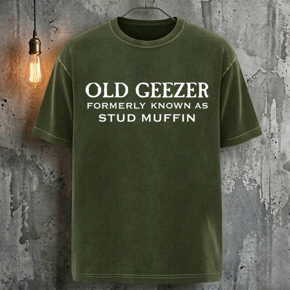 Old Geezer Formerly Known As Stud Muffin T-Shirt