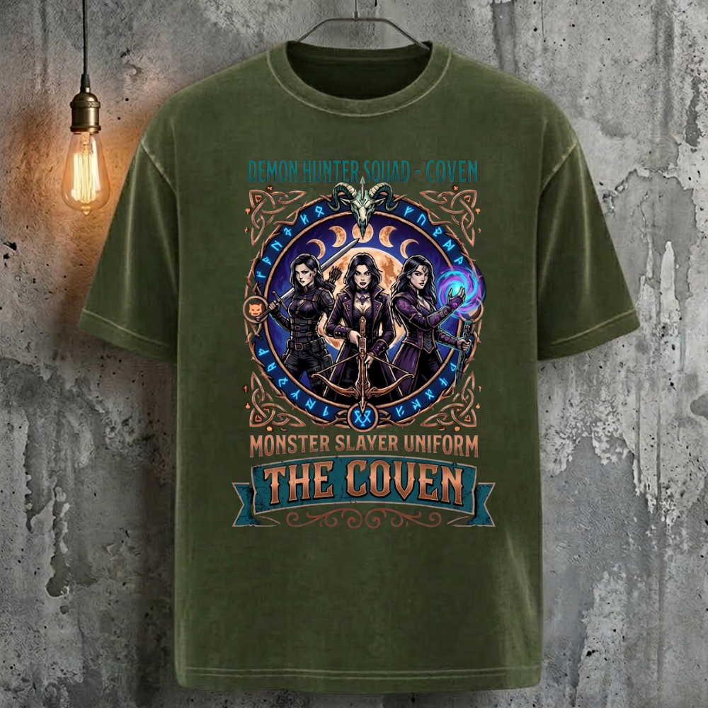 Demon Hunter Squad - Coven Monster Slayer Uniform The Coven T-Shirt