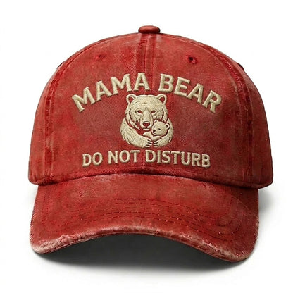Mama Bear Don't Disturb Embroidery Cap