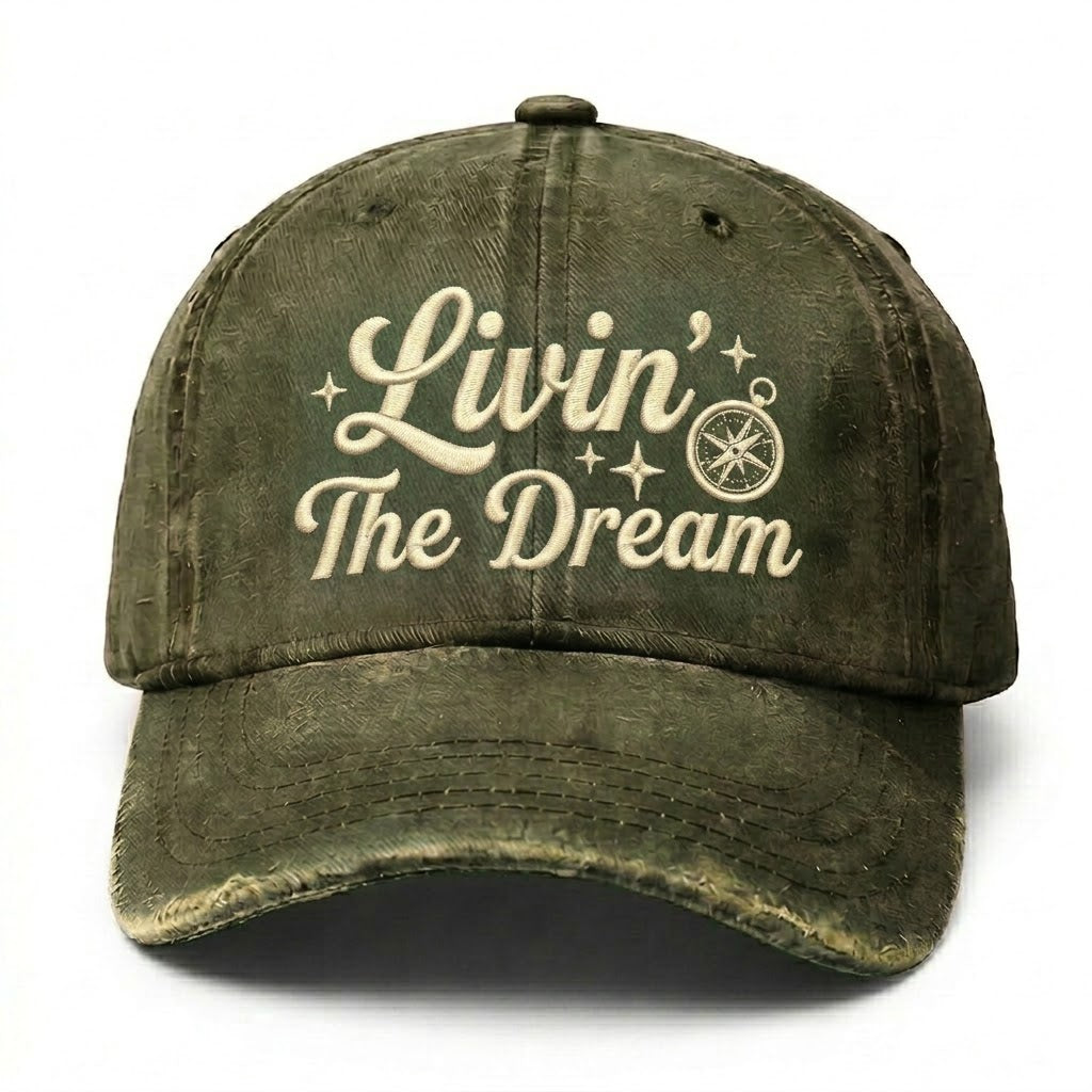 Livin' The Dream Embroidery Cap