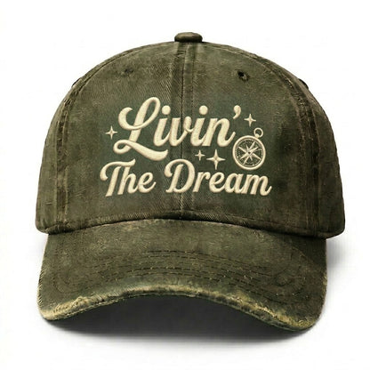 Livin' The Dream Embroidery Cap