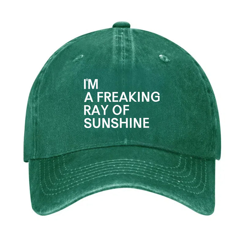 I'm A Freaking Ray Of Sunshine Hat