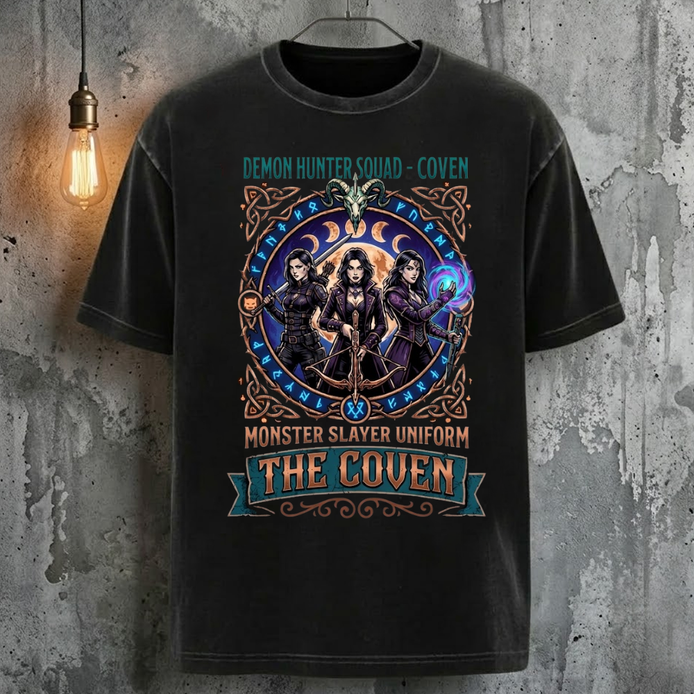 Demon Hunter Squad - Coven Monster Slayer Uniform The Coven T-Shirt