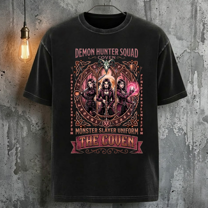 Demon Hunter Squad - Coven Monster Slayer Uniform The Coven Vintage Cool Fashion T-Shirt