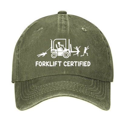 Forklift Certified Funny Hat
