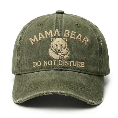 Mama Bear Don't Disturb Embroidery Cap