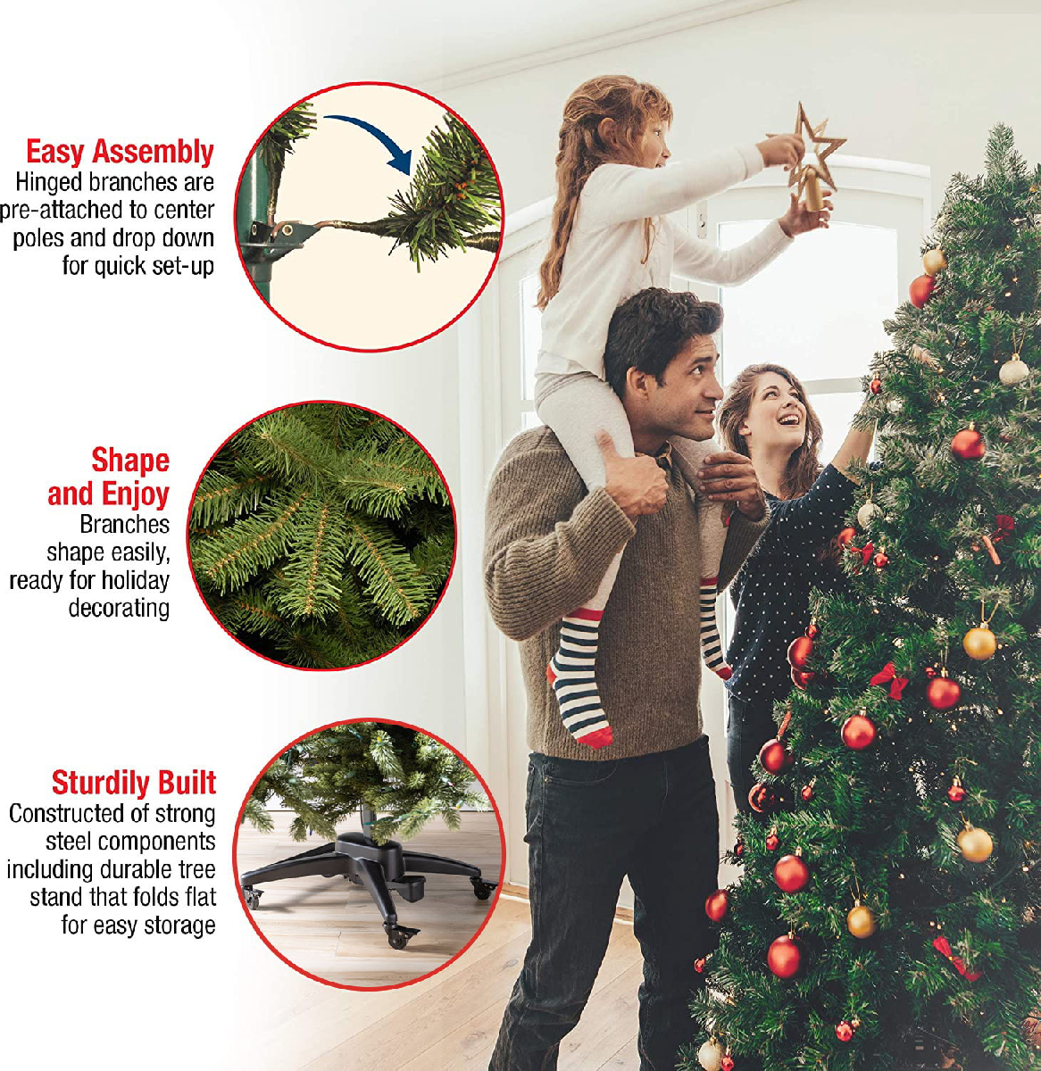 2026 Christmas Hot Sale Magical Remote Control Retractable Christmas Tree