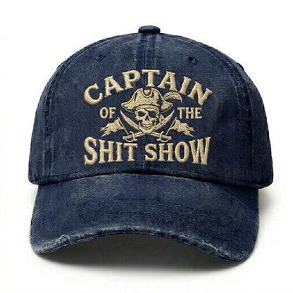 Captain Of The Shit Show Embroidery Cap