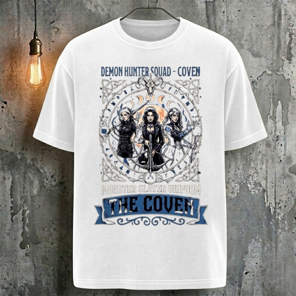 Demon Hunter Squad - Coven Monster Slayer Uniform The Coven Cool Fashion T-Shirt
