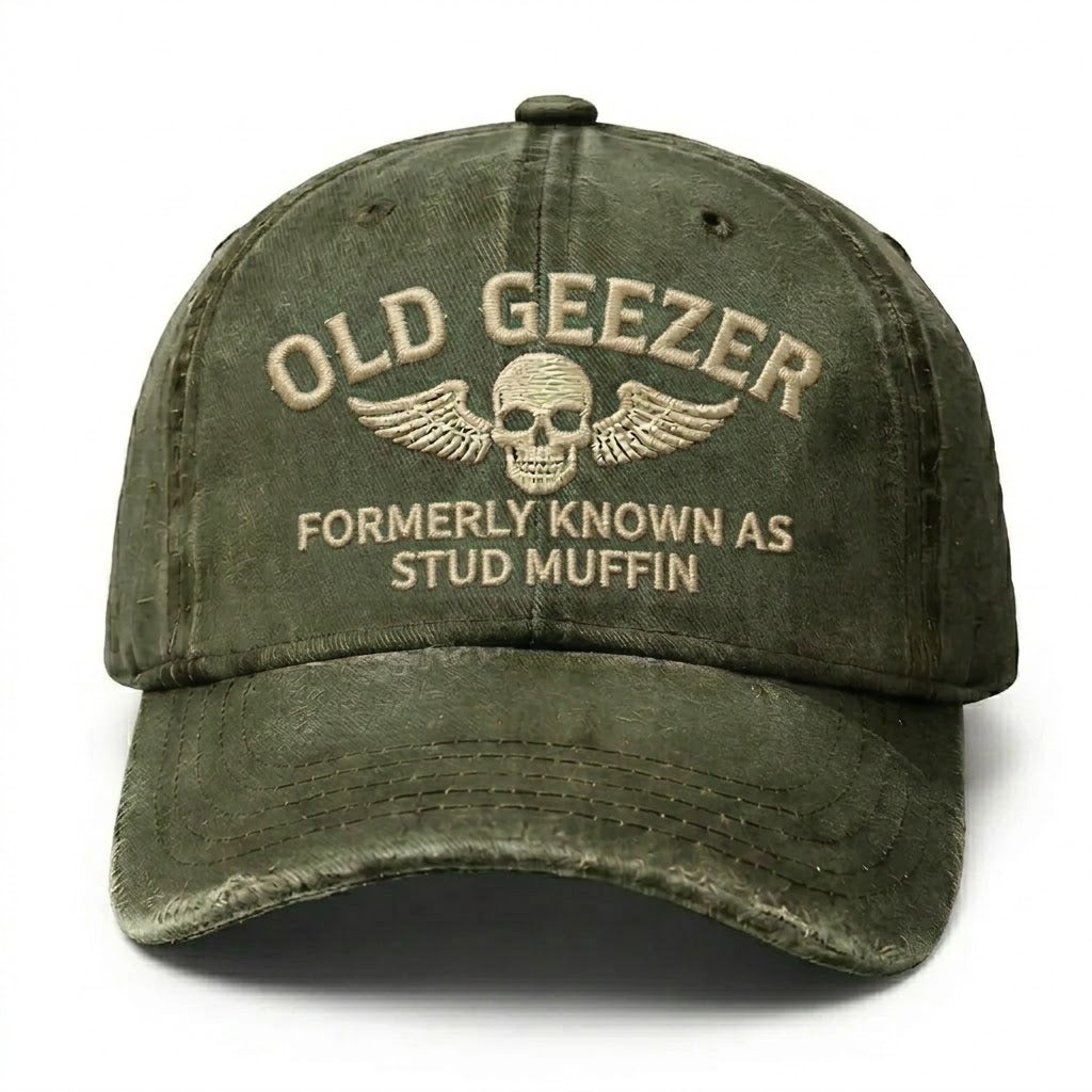 Old Geezer Formerly Known As Stud Muffin Embroidery Cap