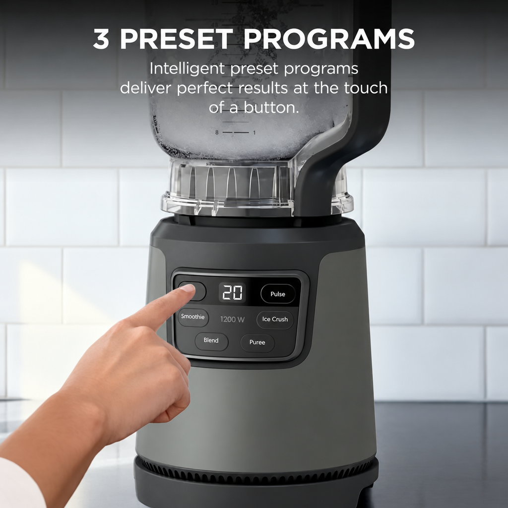 1200W Multi-Function Blender & Food Processor