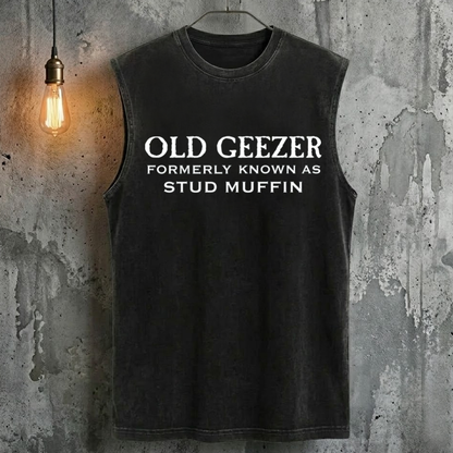Old Geezer Formerly Known As Stud Muffin Tank Top