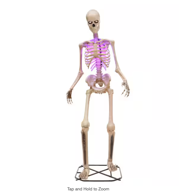 12 FT Giant-Sized Animated LED App Controlled Skelly with LCD LifeEyesTM