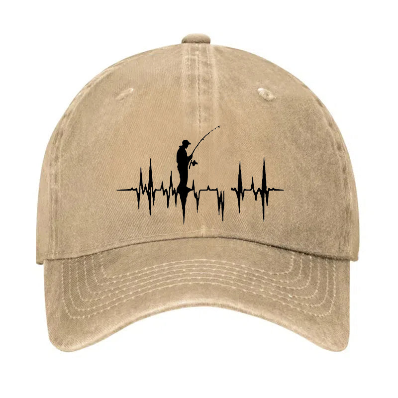 Fishing Heart Hat