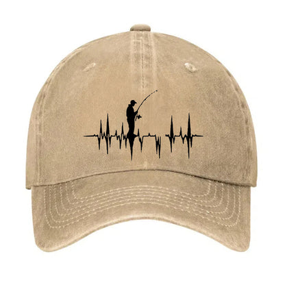 Fishing Heart Hat