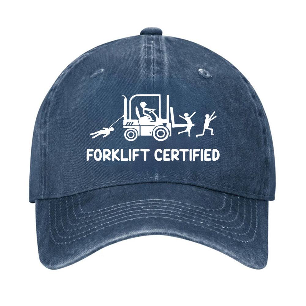 Forklift Certified Funny Hat