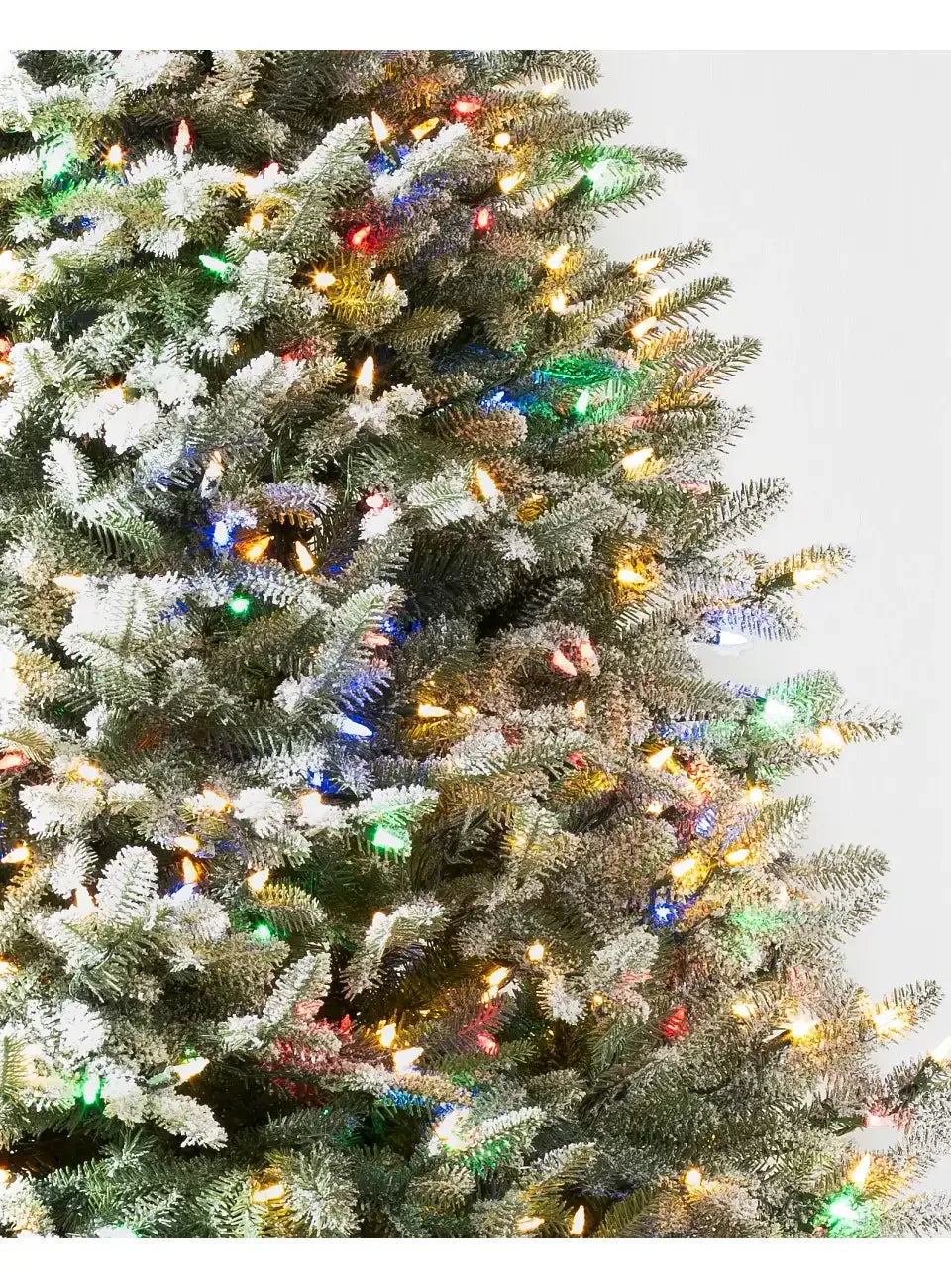 7.5 ft SMART Grand Duchess Twinkling Balsam Fir Flocked LED Pre-Lit Tree