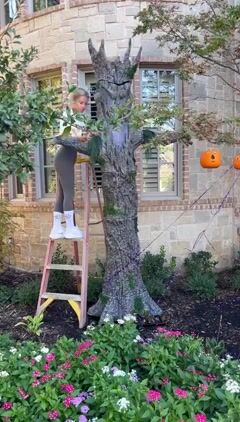 9 FT Wicked Woods Giant-Sized Color Changing LED Murderous Maple