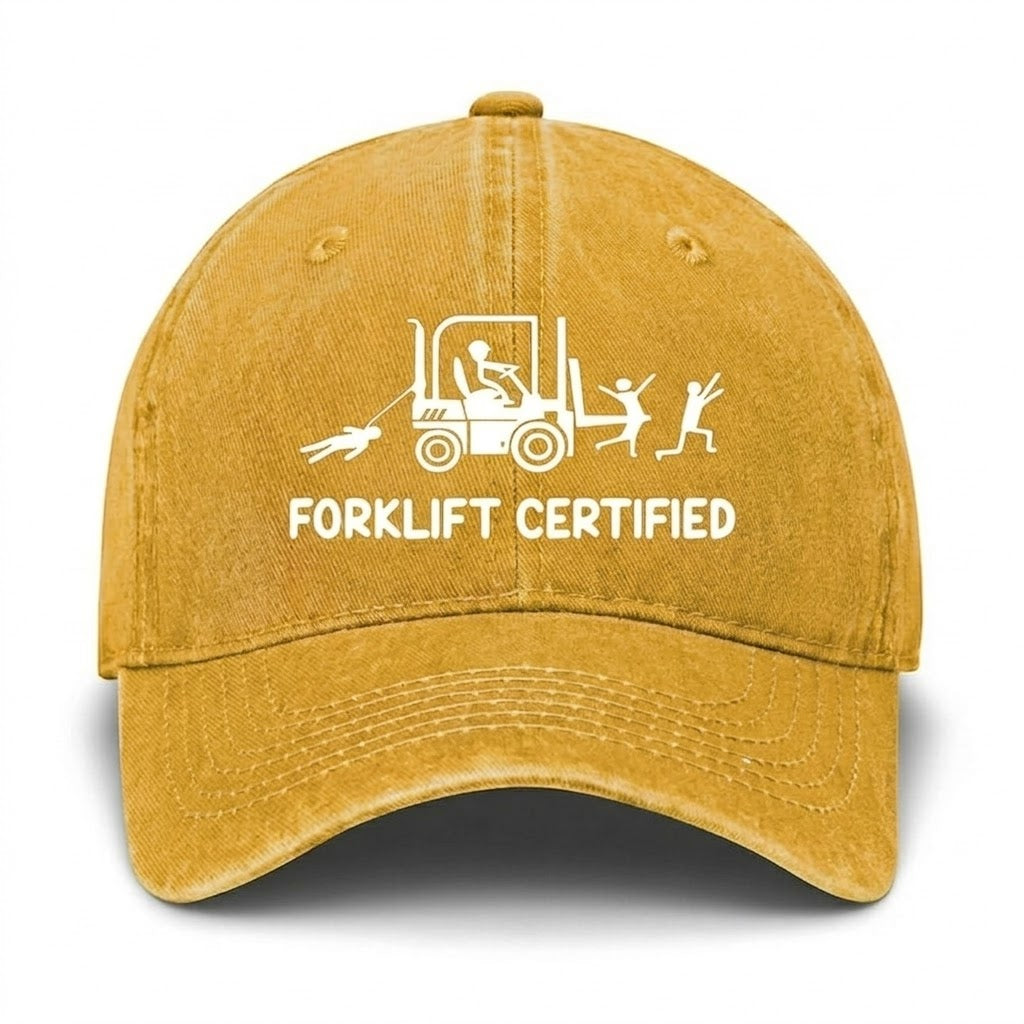 Forklift Certified Funny Hat