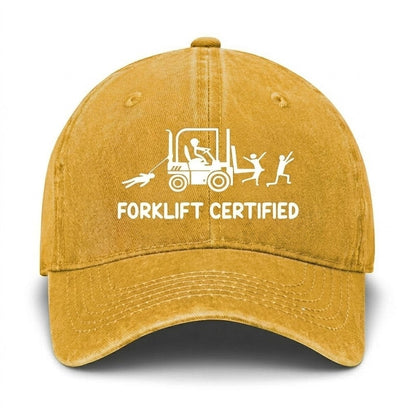 Forklift Certified Funny Hat