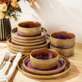 Elegant Ceramic Dinnerware Set – 12-Piece European Tableware Collection