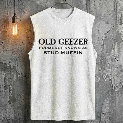 Old Geezer Formerly Known As Stud Muffin Tank Top