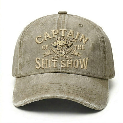 Captain Of The Shit Show Embroidery Cap