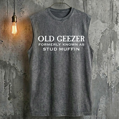 Old Geezer Formerly Known As Stud Muffin Tank Top