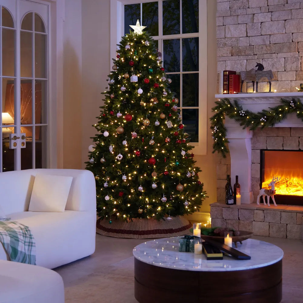🔥7.5′ Artificial Christmas Tree Full Green
