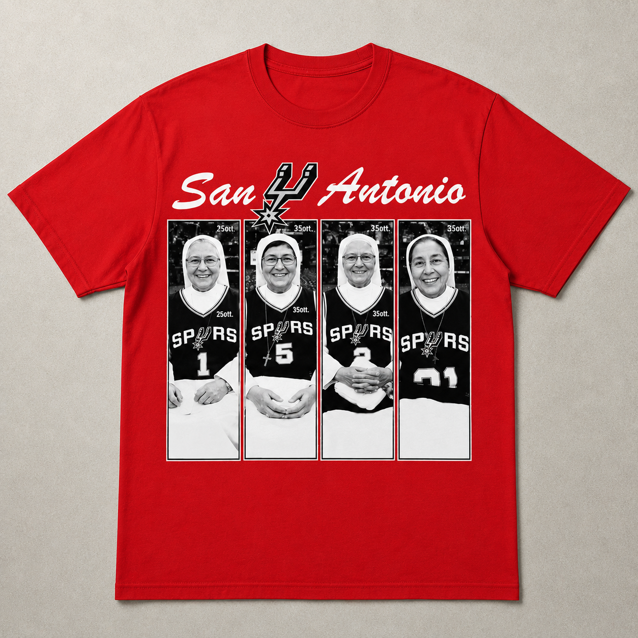 Holy Hoops San Antonio Shirt | Funny Basketball Nuns Graphic Tee | Spurs Fan Gift