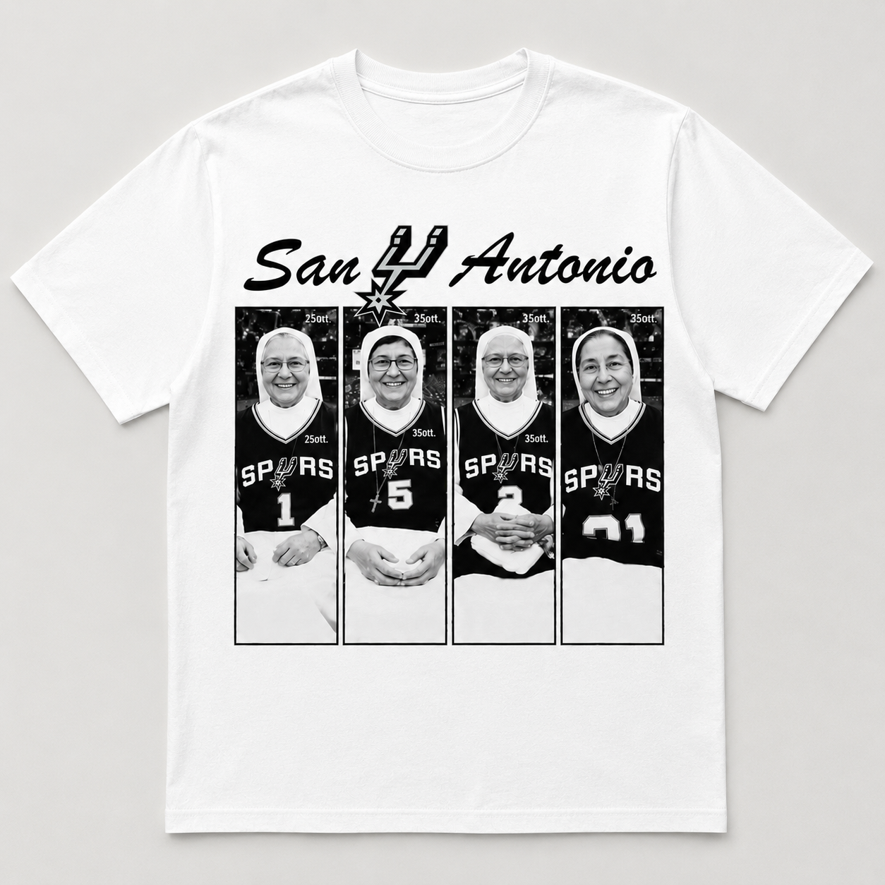 Holy Hoops San Antonio Shirt | Funny Basketball Nuns Graphic Tee | Spurs Fan Gift