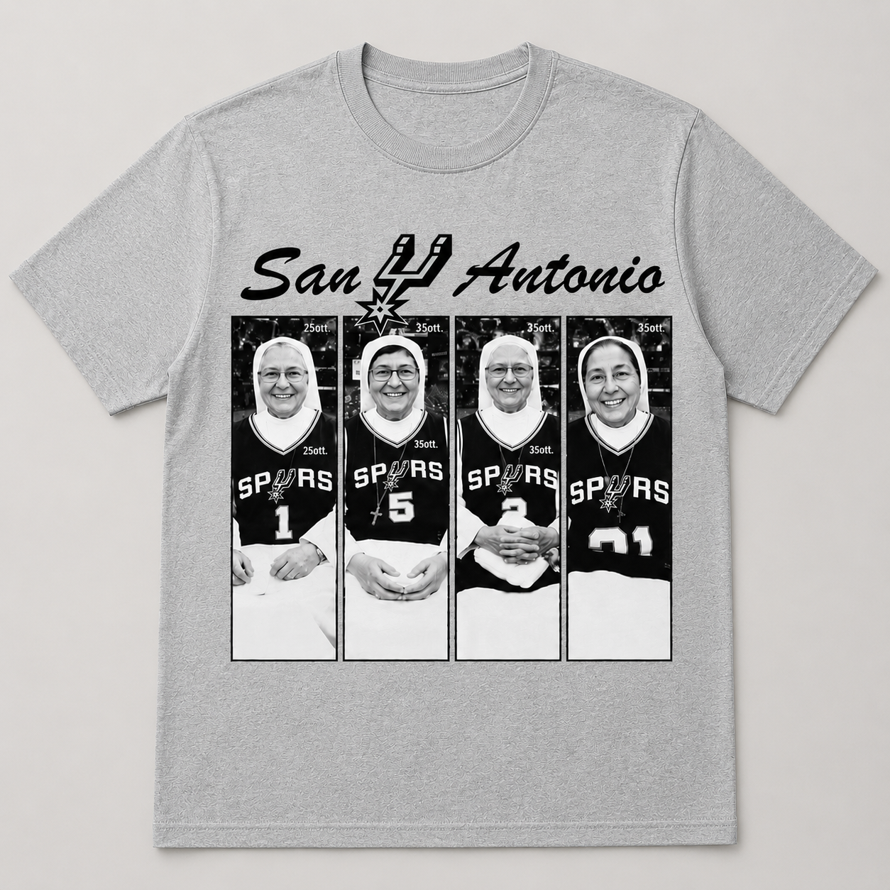Holy Hoops San Antonio Shirt | Funny Basketball Nuns Graphic Tee | Spurs Fan Gift