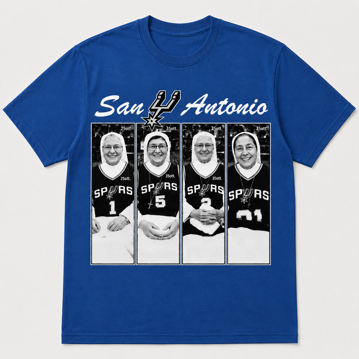 Holy Hoops San Antonio Shirt | Funny Basketball Nuns Graphic Tee | Spurs Fan Gift