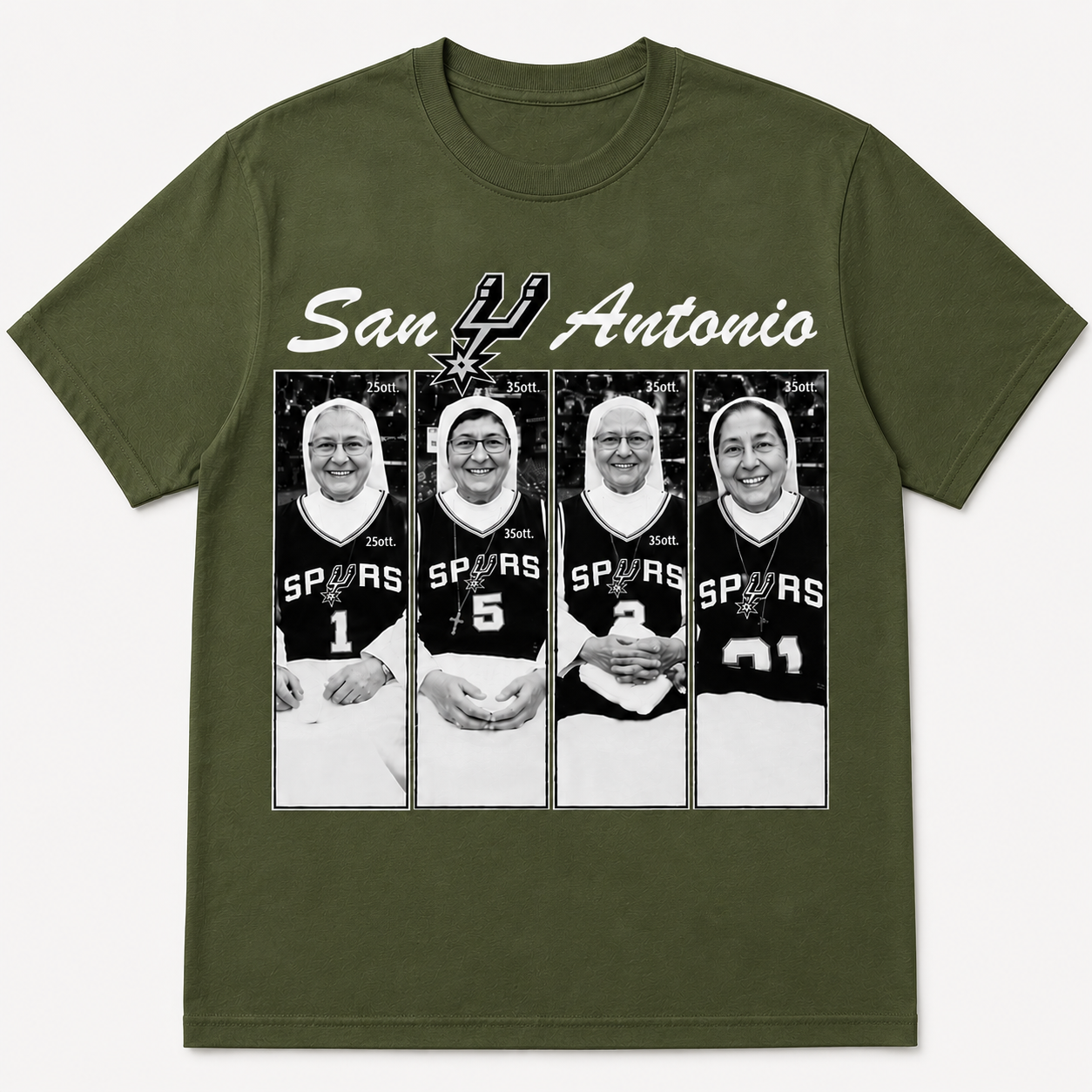 Holy Hoops San Antonio Shirt | Funny Basketball Nuns Graphic Tee | Spurs Fan Gift