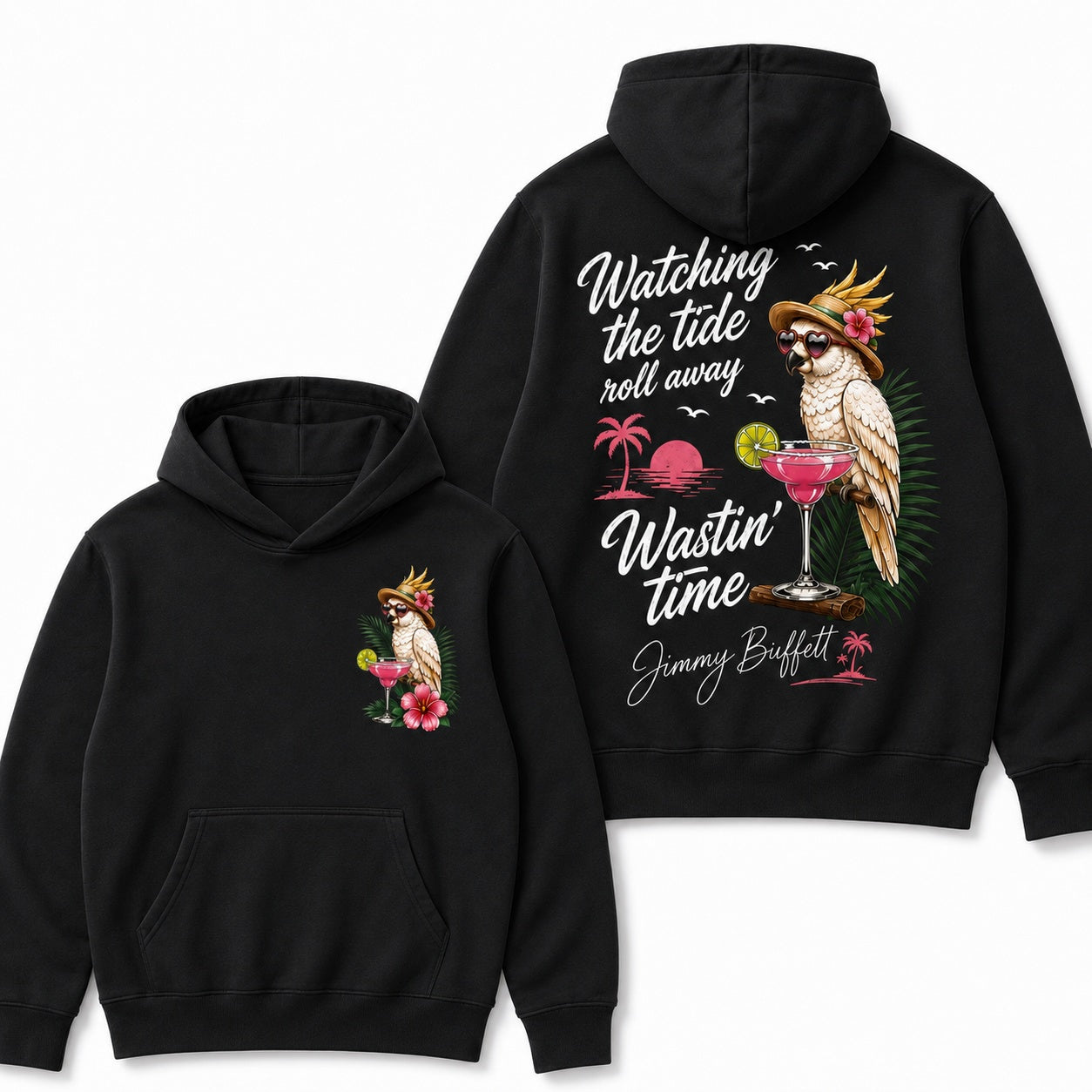 Jimmy Buffett Wasting Away Again In Margaritaville Hoodies