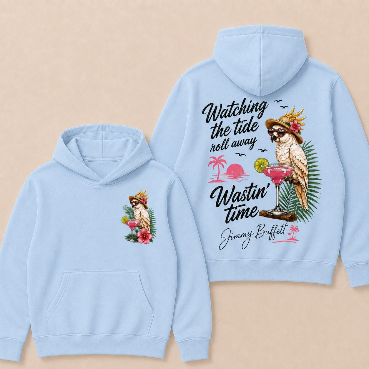Jimmy Buffett Wasting Away Again In Margaritaville Hoodies