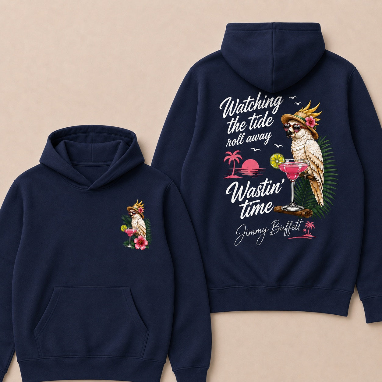 Jimmy Buffett Wasting Away Again In Margaritaville Hoodies