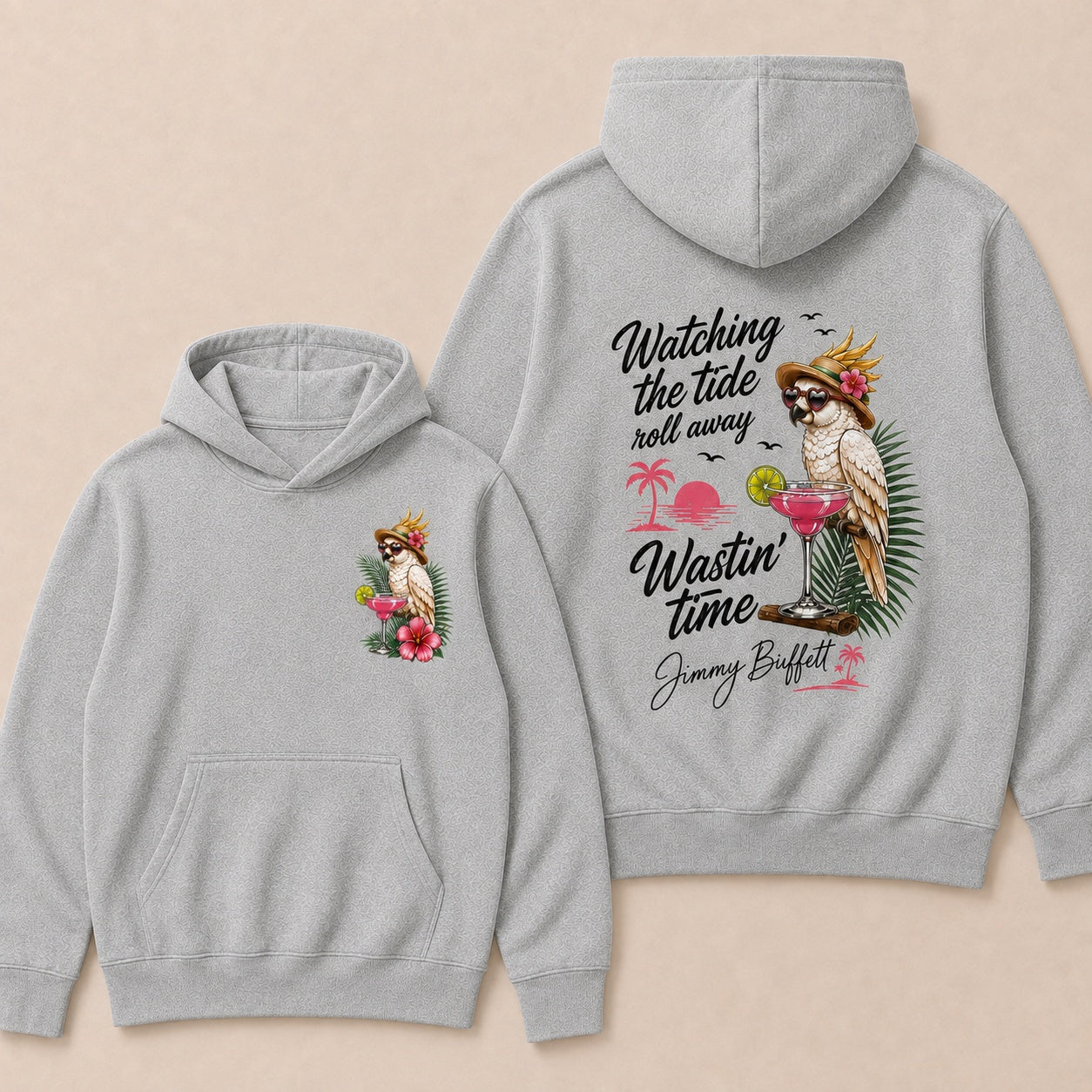 Jimmy Buffett Wasting Away Again In Margaritaville Hoodies
