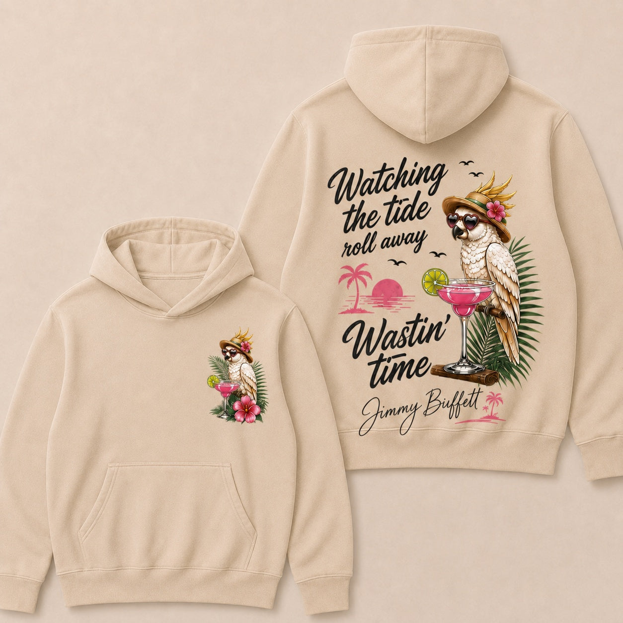 Jimmy Buffett Wasting Away Again In Margaritaville Hoodies