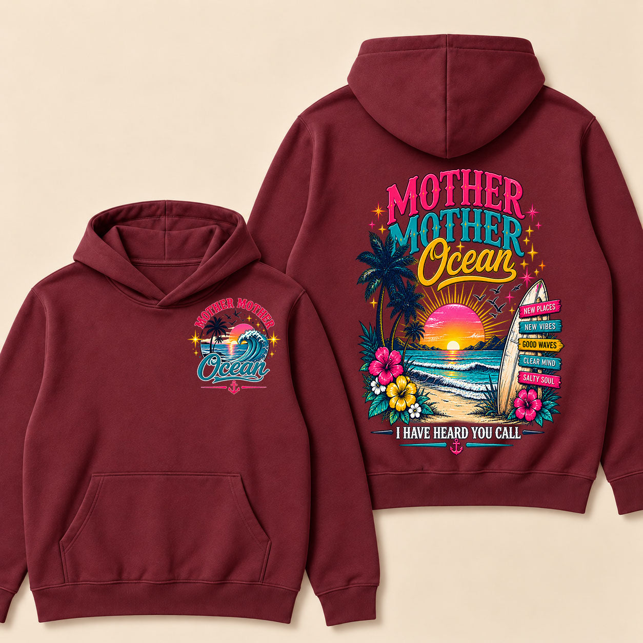 Mother,Mother Ocean,I have Heard You Call -Jimmy Buffett  Hoodie