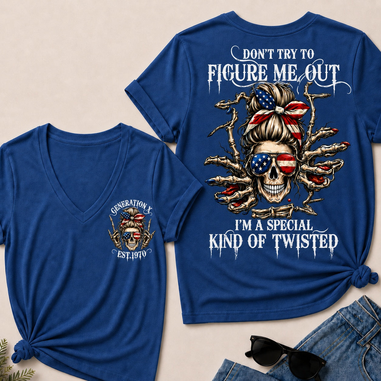 Don't Try To Figure Me Out I'm A Special Kind Of Twisted V-Neck T-Shirt