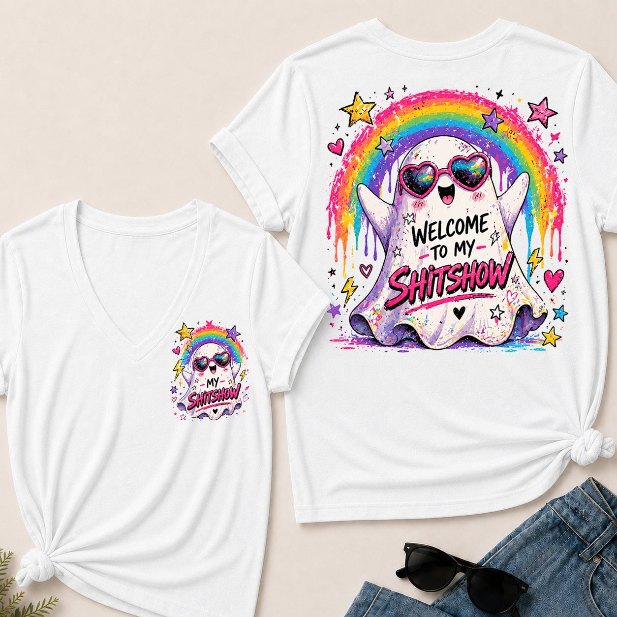 Welcome To My Shitshow V-Neck T-Shirt